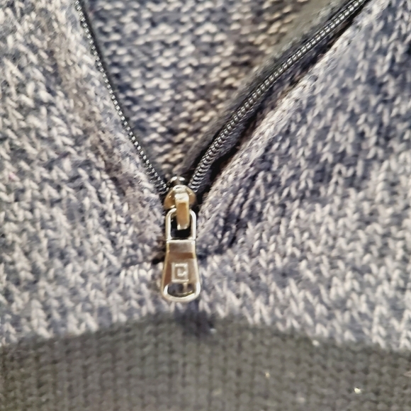 Chaps mens quarter zip sweater size L - Picture 7 of 13
